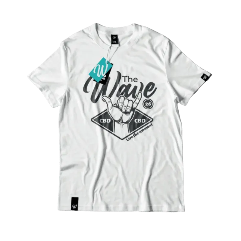 Camiseta The Wave CBD | Live the Moment | Merch Oficial