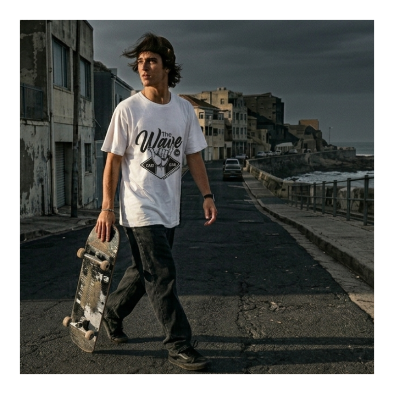 Camiseta The Wave CBD | Live the Moment | Merch Oficial